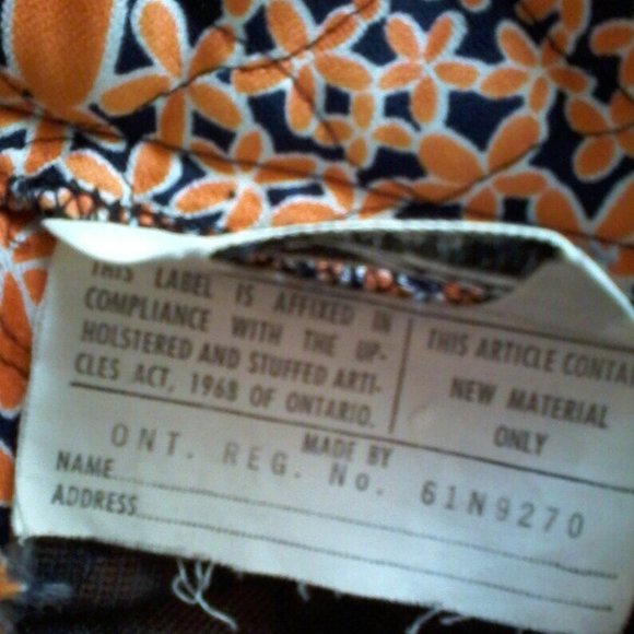 Groovy Vintage Kay Silver Orange Daisy Print Skirt - Picture 4 of 6